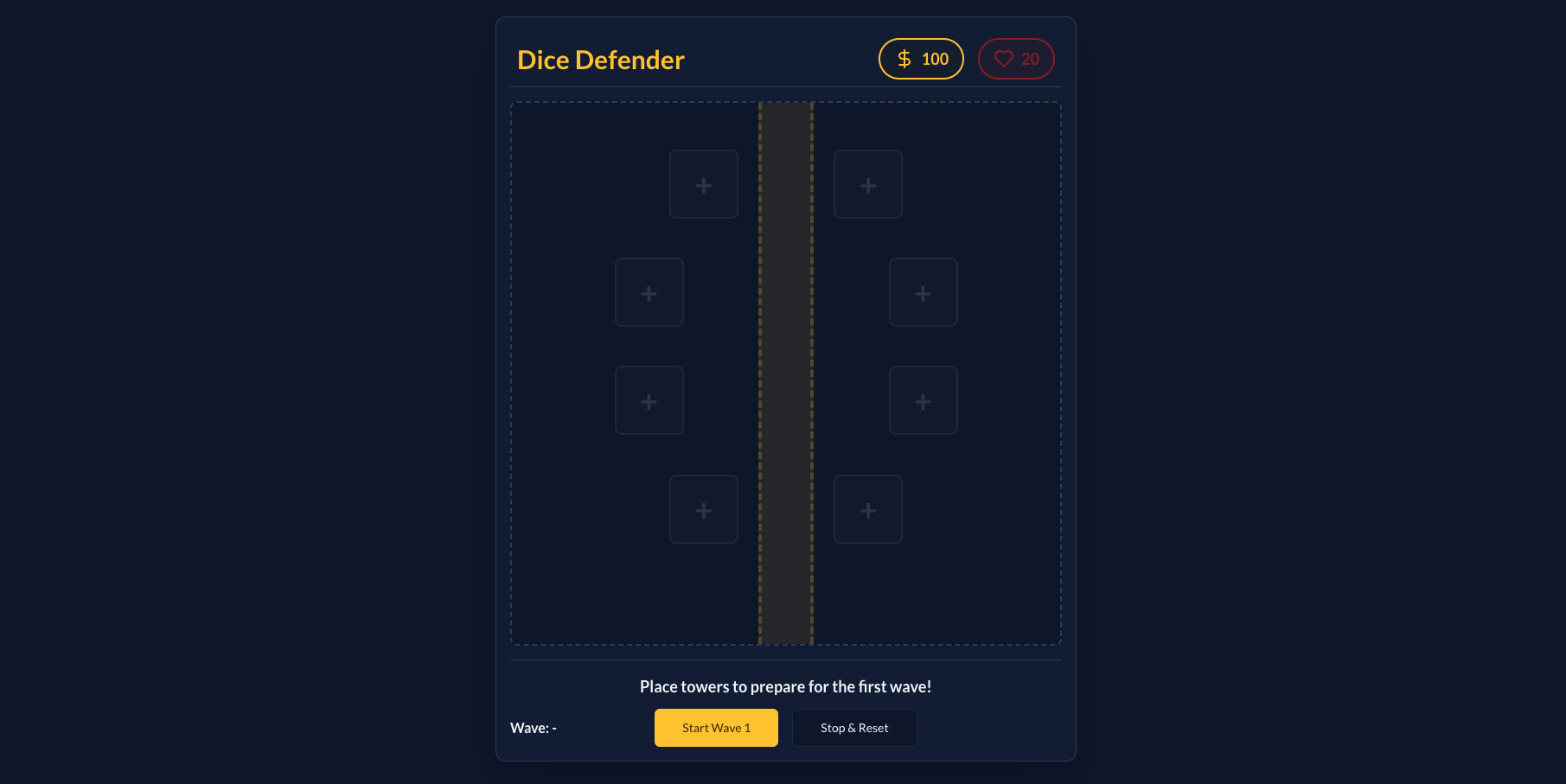 Promotional image for Dice Defender